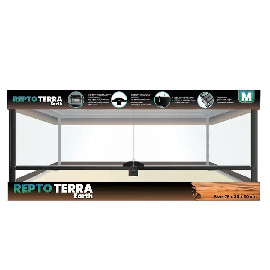 Repto Terra Earth Kap 76x30x30 cm - vervangende kap voor Repto Terra Earth terrarium