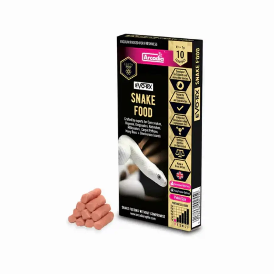 EarthPro-EvoRx Pink – diepvries slangenvoer 1 gram, 10 stuks