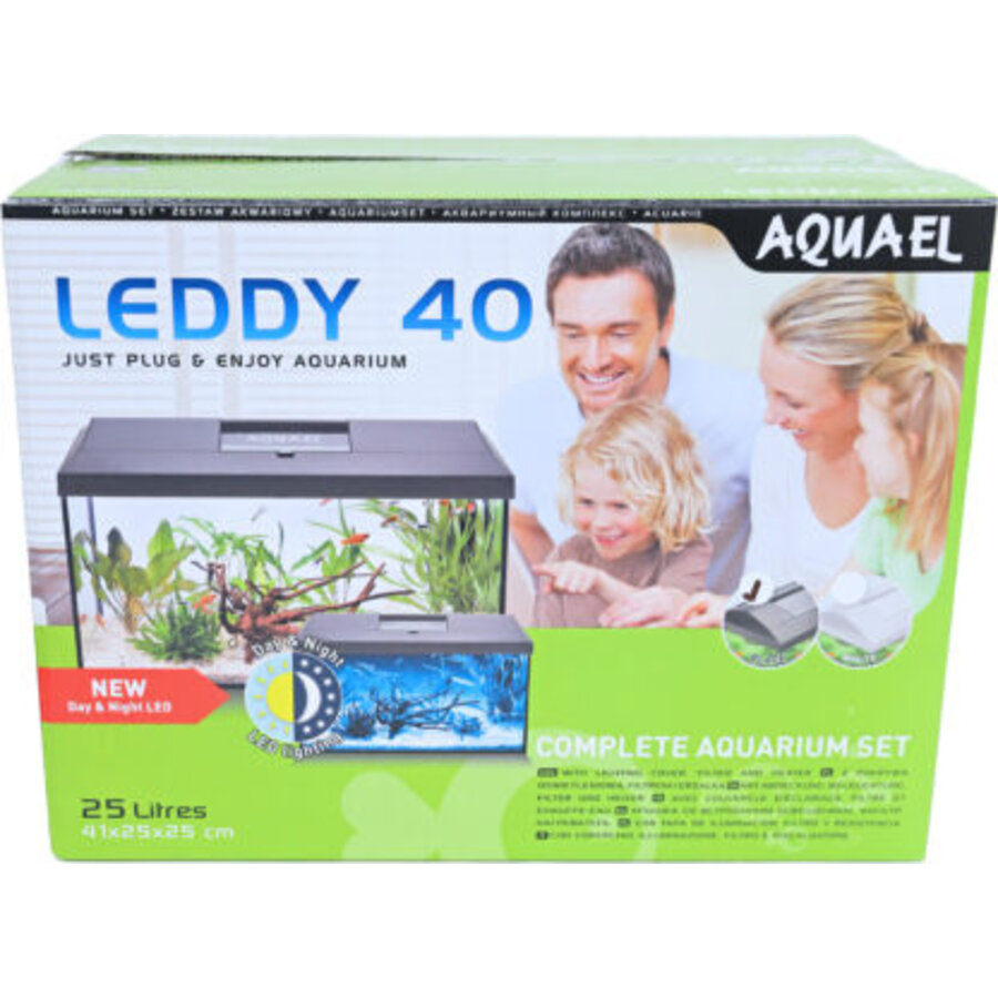 Aquarium Leddy Reserve Kap 40 Day&Night Zwart - vervangkap voor AquaEl Leddy 40 25L