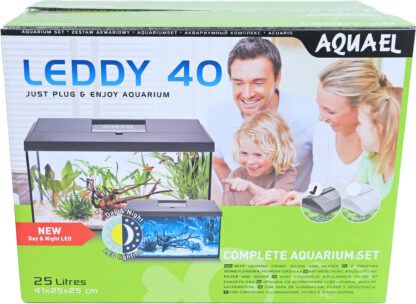 Aquael Aquarium Leddy Reserve Kap 40 Day&Night Zwart - vervangkap voor  Leddy 40 25L