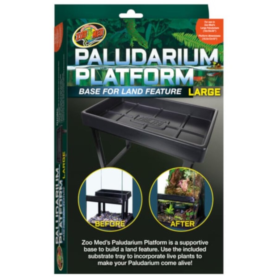 Zoo Med Paludarium platform Large | zwevend landgedeelte met verstelbare poten