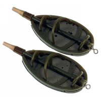 Toplevel Method Feeder M - platte in-line feeder met vlakke bodem voor stabiele ligging, verkrijgbaar in 30, 40 en 50 gram