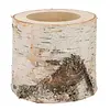 Nature Birch Pot D16–19cm x 15cm - berkenhouten plantenhouder