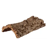 Kurktunnel half rond 60x22x12 cm - natuurlijke schuilplaats en decoratie voor reptielen