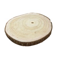 Eikenschijf rond 15 tot 18 cm | eikenhout schijf met bast voor terrarium en interieur