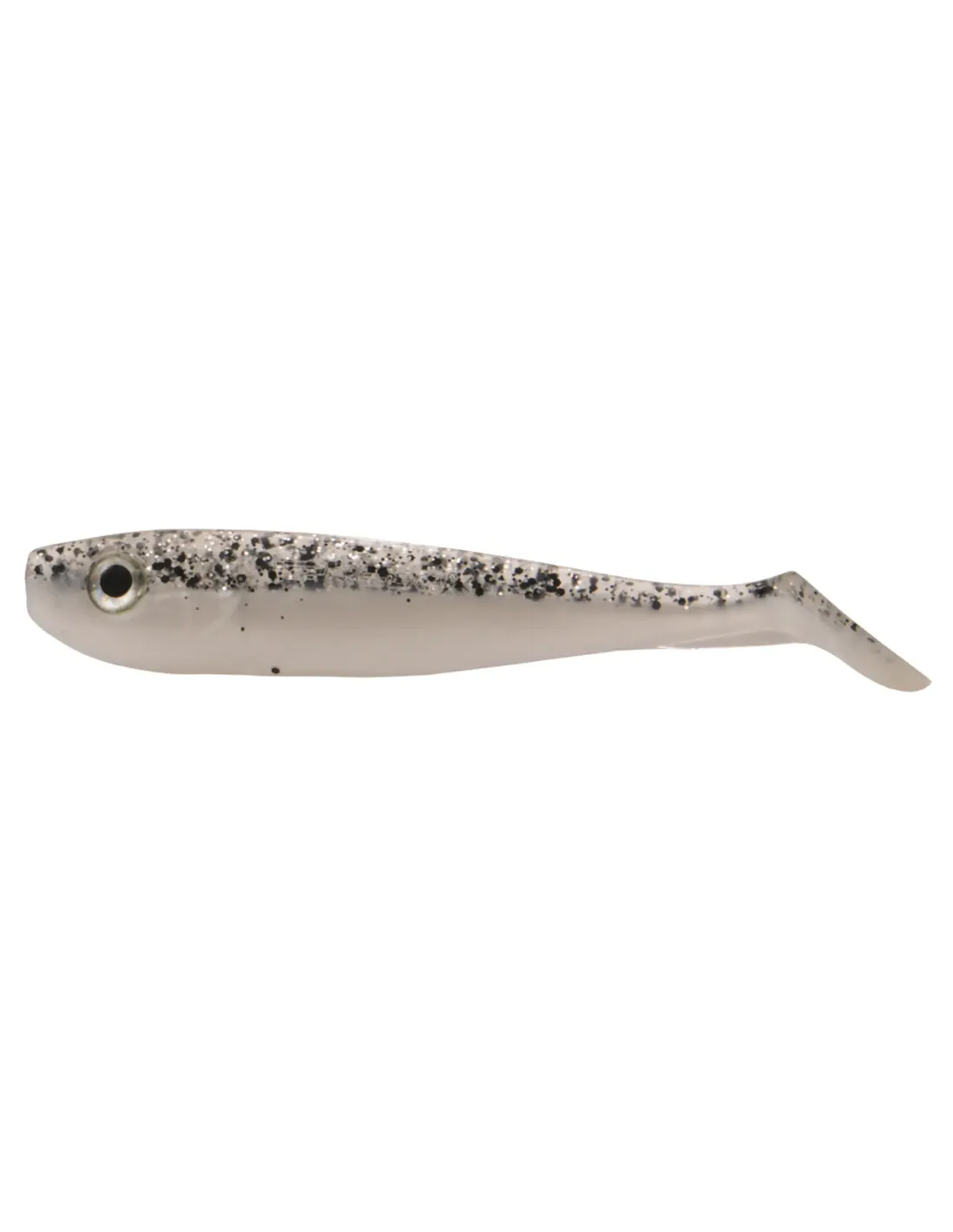 Predox Willy Wonker Shad 10 cm – Levensechte roofvis shad voor baars, snoekbaars en snoek Silver Back