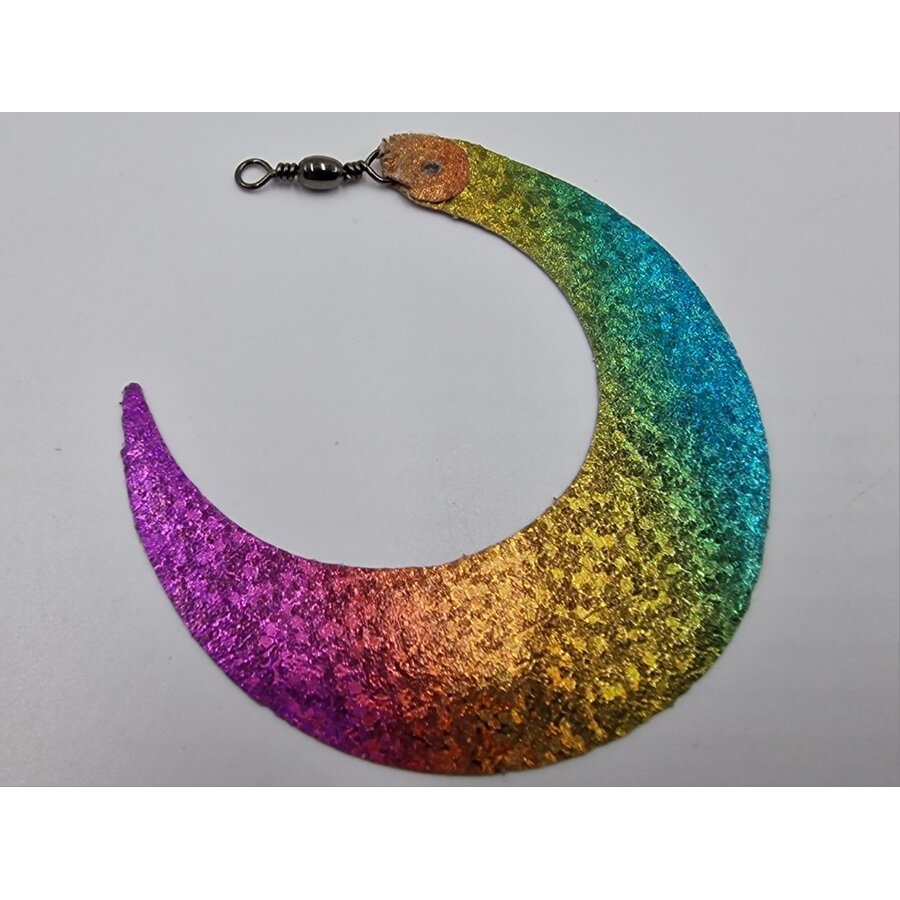 Predox Wiggle Tail Multicolor Holo – Wiggle Tail met wartel voor kunstaas en streamers