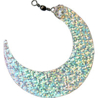 Predox Wiggle Tail Silver Holo – Wiggle Tail met wartel voor streamers en kunstaas