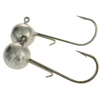 Predox Jighead Round #4/0 – Ronde jigkop met stinger-oog voor grote softbaits