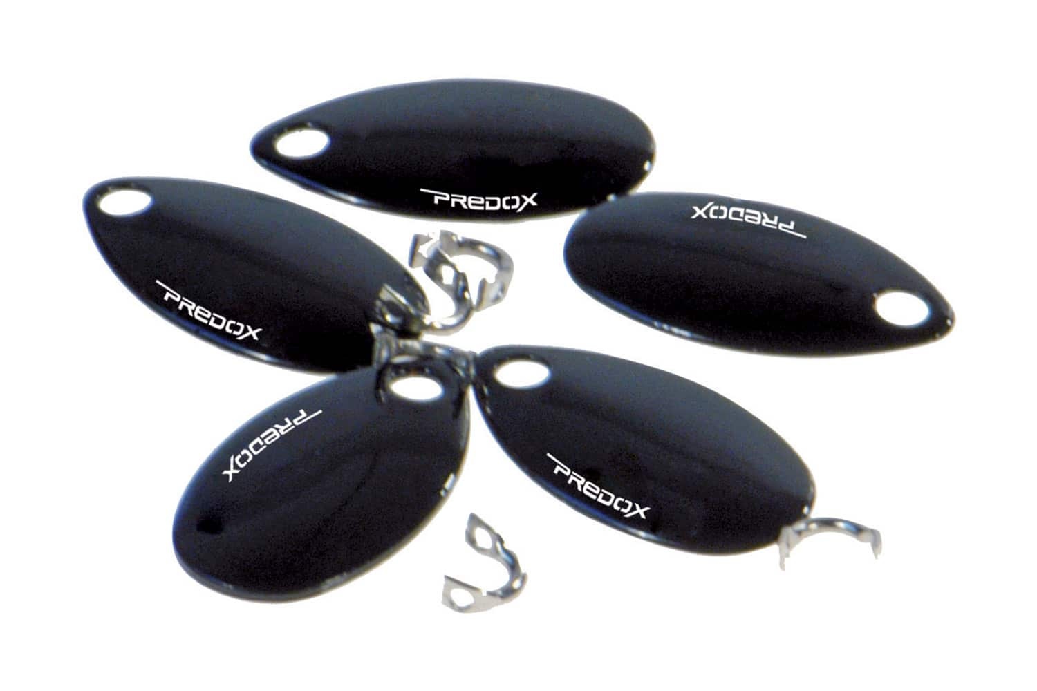 Predox Sakana Spinning Blades – Mini spinnerblaadjes met ruitertjes voor baars en forel Black