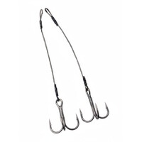 Predox Rigger Medium – 8 cm staalonderlijn met dreg Nr. 4 en Nr. 6, 13,5 kg