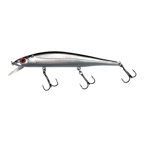 Predox XS-Pro Cuda 11,5CM 15g – drijvende plug met holografische afwerking en 3D ogen Minnow