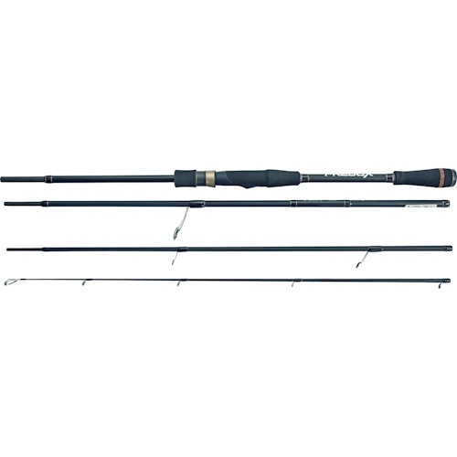 Predox Kuro Night Hawk Travel 240/4 roofvishengel - 4-delige reisvariant verkrijgbaar in 10-40, 27-70 en 50-100 gram 27-70GR