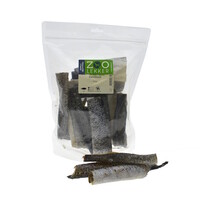 Zalmhuid hondensnack - gedroogde huid rijk aan omega vetzuren, 150 g