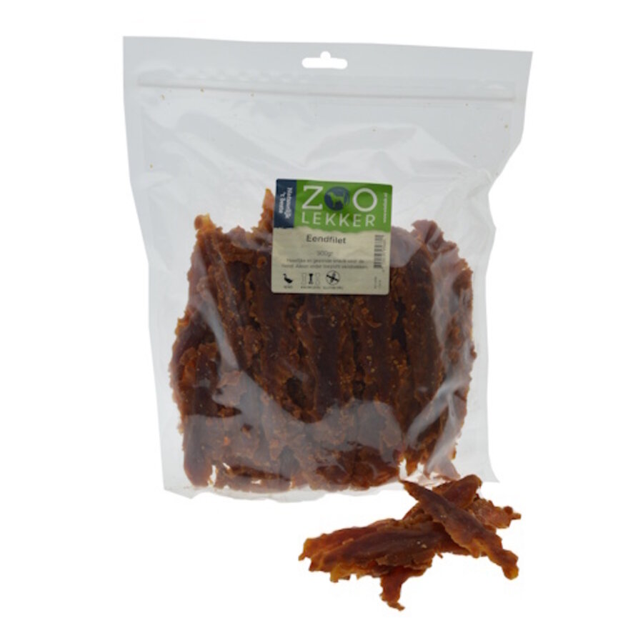 Eendfilet hondensnack - luchtgedroogde eend voor honden