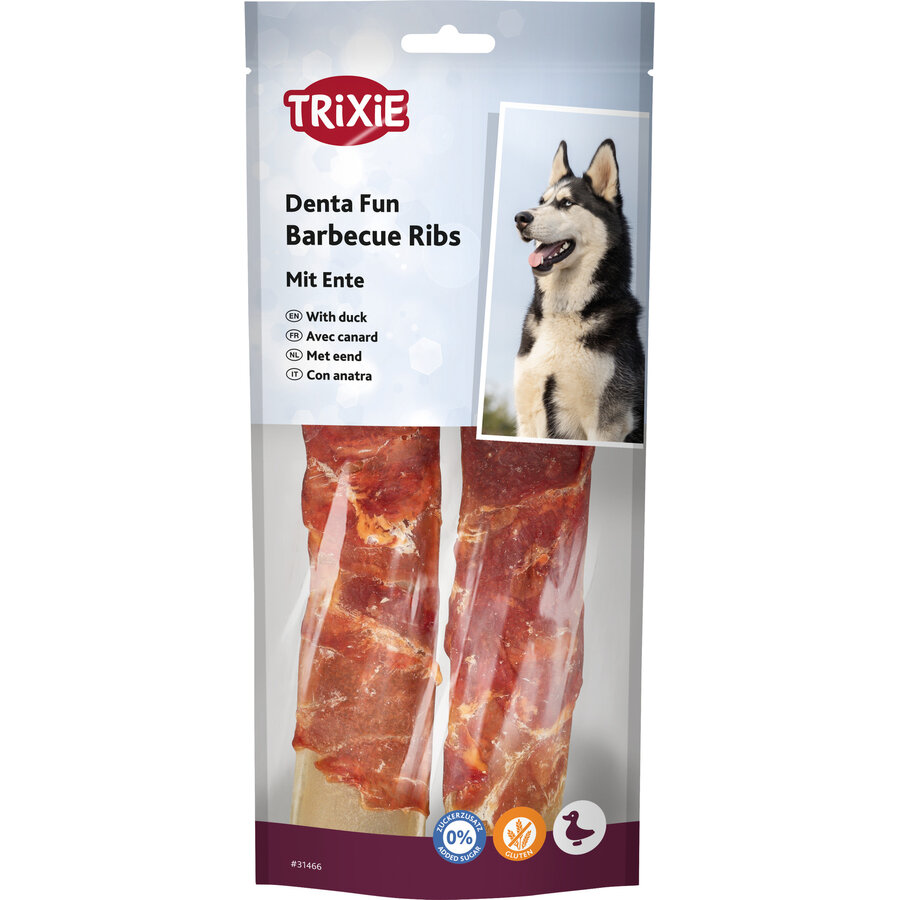 Denta Fun Duck Chewing Barbecue Ribs