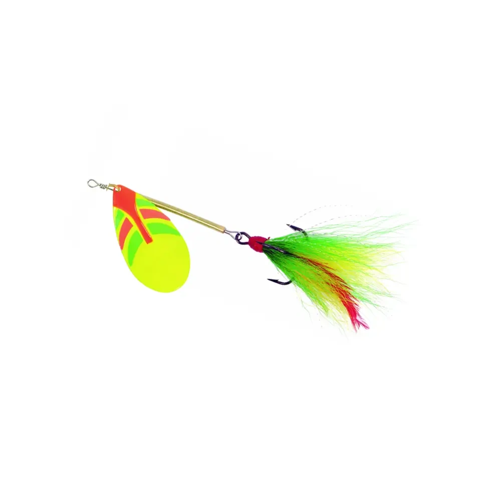 Ondex Buck Spinner maat 8 – 15 gram met enkel blad Fire Tiger