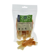 Konijnenoren met kip - gezonde hondensnack in 100 g en 400 g verpakkingen