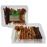 Kwispelbox - rechthoekige snackbox met diverse hondensnacks, ideaal als traktatie of cadeau