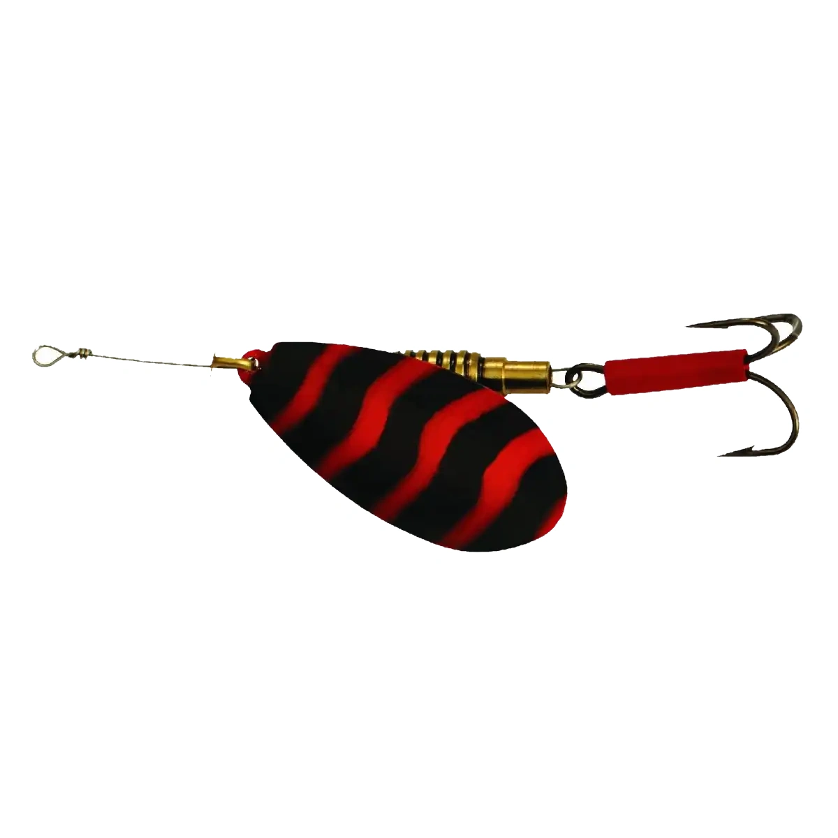 Veltic Spinner Orange/Black – verzwaarde spinner Maat 2 / 3,5 gram