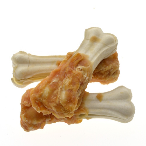 Zoolekker Rawhide bot met kip 11 cm - smakelijke kauwsnack voor honden in bulkverpakking