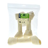 Rawhide knotted bone hondensnack 8-9 inch - 2 stuks