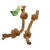 Cocos touw 2 knopen M - hondenspeelgoed