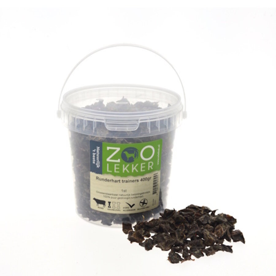 Runderhart trainers voor honden - 100% rund, glutenvrij en hypoallergeen