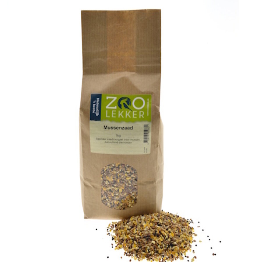 Mussenzaad - aanvullend vogelvoer voor mussen en tuinvogels, diverse verpakkingen