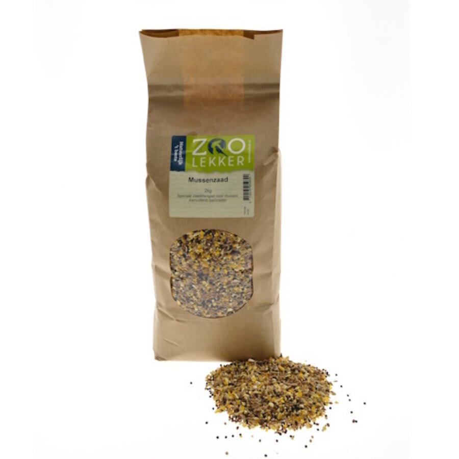 Mussenzaad - aanvullend vogelvoer voor mussen en tuinvogels, diverse verpakkingen