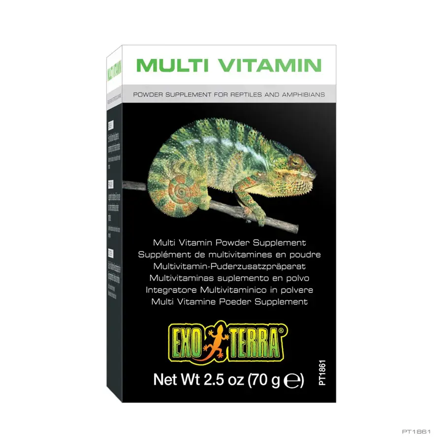 Multivitamine poeder supplement 70 g – aanvullend voeder voor reptielen en amfibieën
