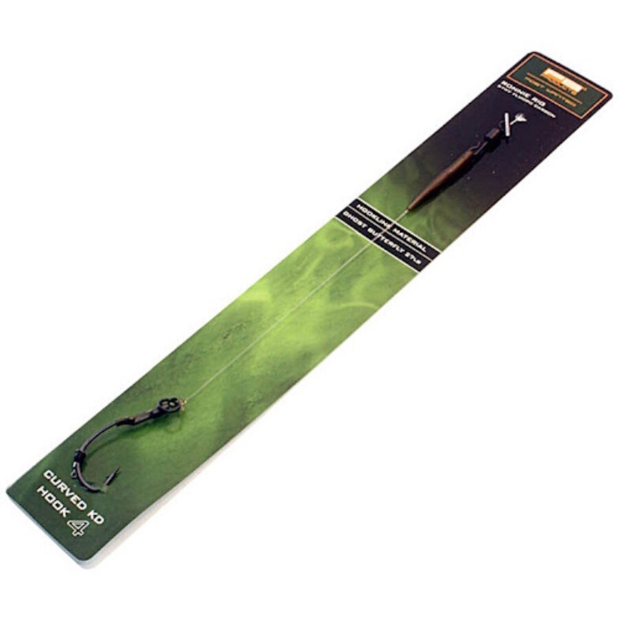 Ronnie Rig Stiff maat 4 - kant-en-klare karperrig met screw of swivel bevestiging