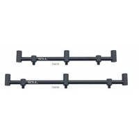 Aluminium Buzzerbar - stevige 3 Rod hengelsteun met dubbele bevestiging