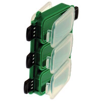 Pocket Accessoiredoos 6-vaks - Dubbelzijdige waterdichte opbergdoos voor klein vismateriaal