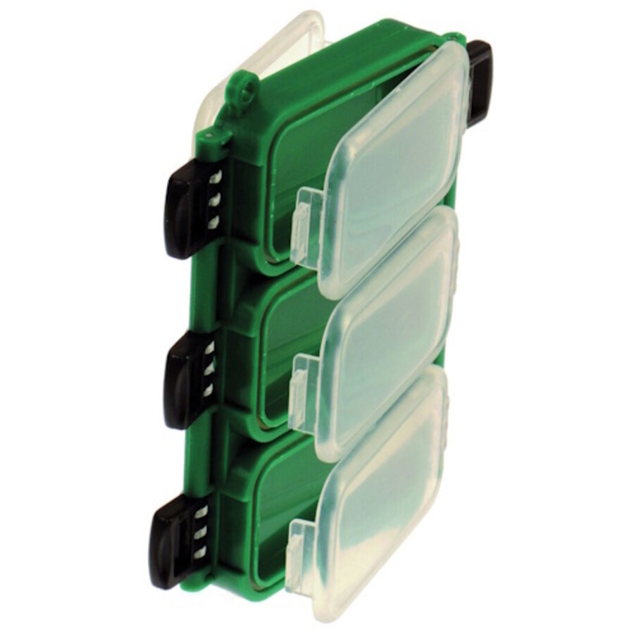 Pocket Accessoiredoos 6-vaks - Dubbelzijdige waterdichte opbergdoos voor klein vismateriaal