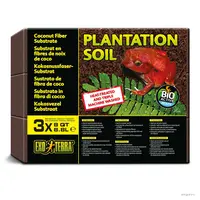Plantation Soil Brick 3x650g – 26,4L | Natuurlijke kokosbodem voor tropische terraria