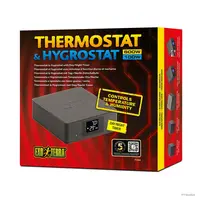 Thermostaat & hygrostaat met dag-nacht timer 600W – dimfunctie, LCD en sensor – voor terrariumverwarming en bevochtiging