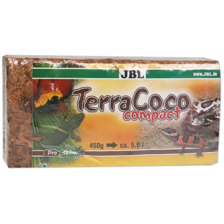 TerraCoco Compact 450 gram 5 liter kokoschips bodembedekking voor terraria