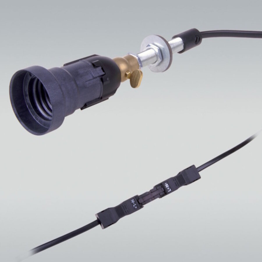 TempSet Heat installatieset voor terrarium warmtestralers met E27 fitting tot 150 W