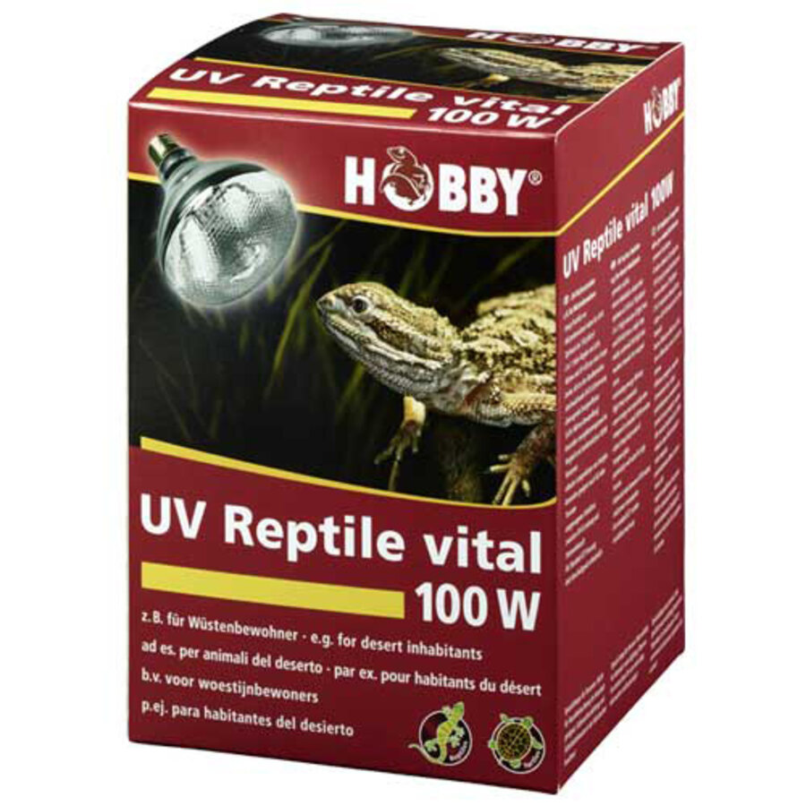 UV-Reptile Vital Desert 100W terrariumlamp | licht, warmte en UV-A/B voor woestijnreptielen