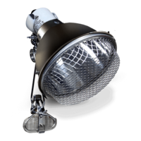 Reflector Met Klem En Keramische E27 Grafiet grijs 14 en 20 cm