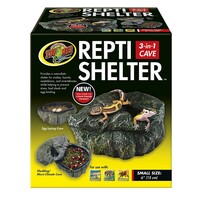 Repti Shelter 3 in 1 grot schuilplaats vochthut en legplaats voor reptielen en amfibieën