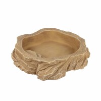 Waterschaal Sand voor reptielen | Natuurgetrouwe terrariumschaal met trapje