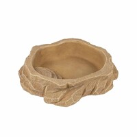 Waterschaal Sand voor reptielen | Natuurgetrouwe terrariumschaal met trapje