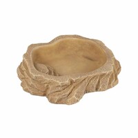 Waterschaal Sand voor reptielen | Natuurgetrouwe terrariumschaal met trapje