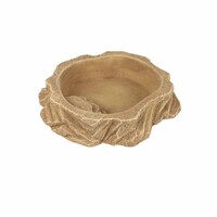 Waterschaal Sand voor reptielen | Natuurgetrouwe terrariumschaal met trapje