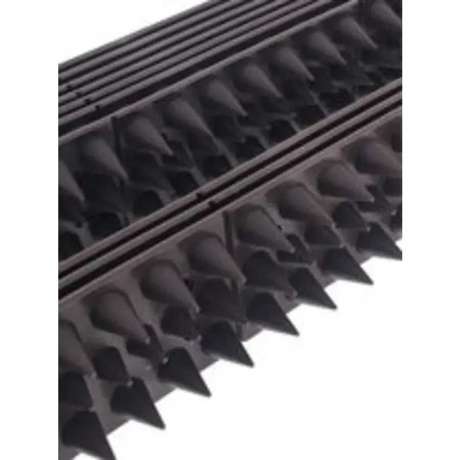 Puntstrip 50 cm zwart | anti-klim strip voor katten, marters en vogels