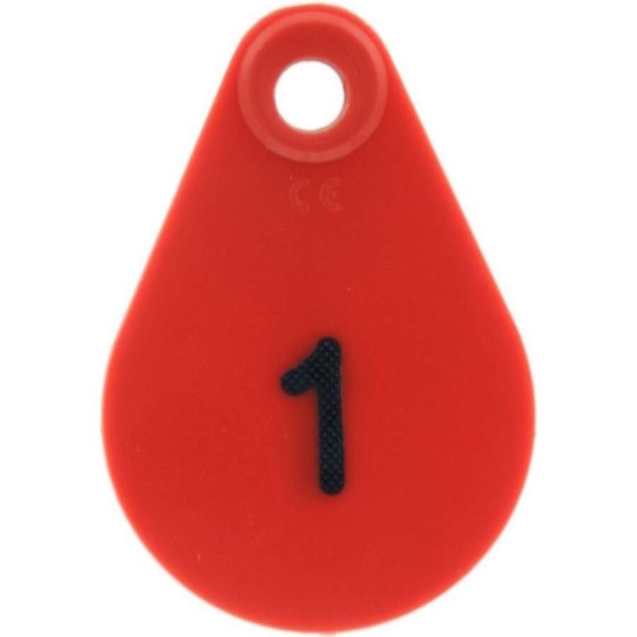 Nekplaatje bedrukt serie 25 stuks