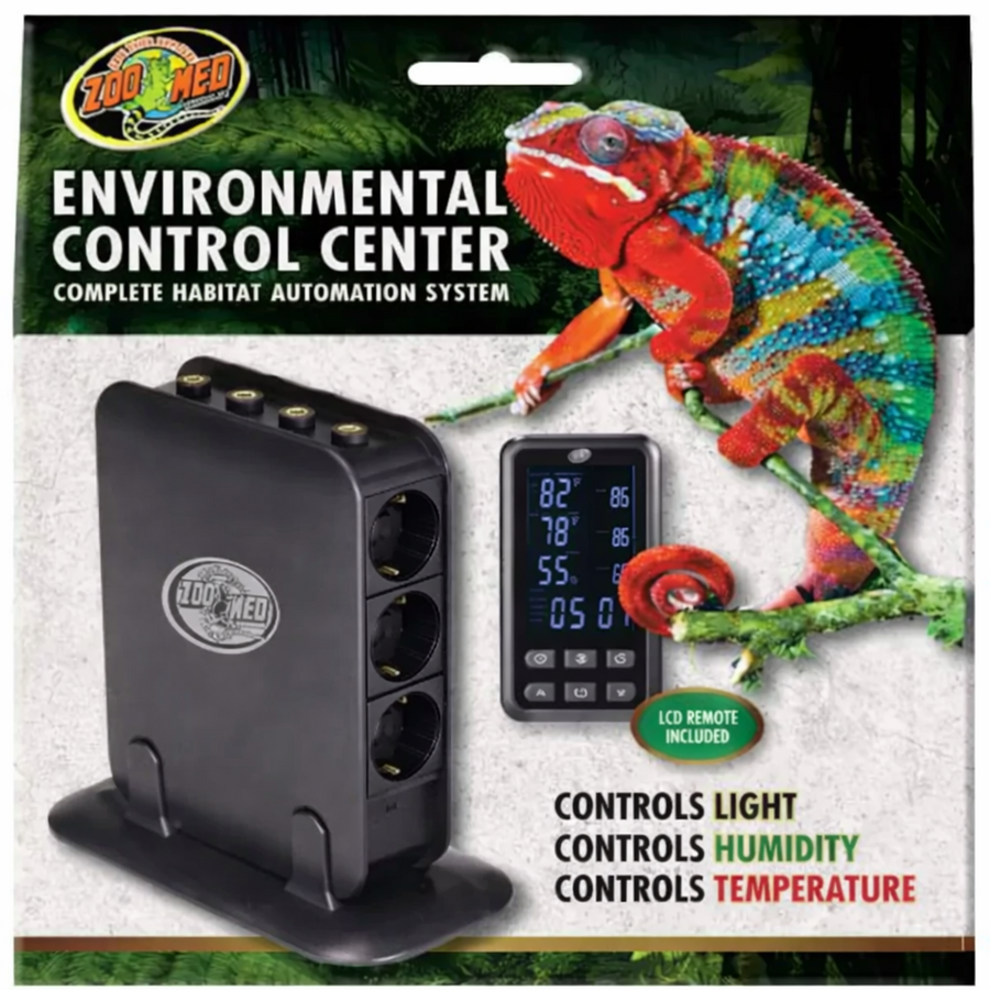 Environmental Control Center digitaal terrarium controlesysteem voor temperatuur, verlichting en luchtvochtigheid