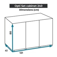 Optiset 240 | 121 x 41 x 56CM